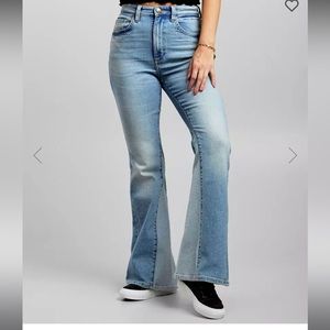 Lee high waisted flare two time jeans